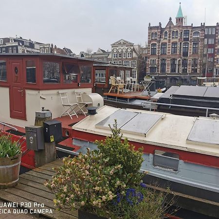 Waterloo Square River Vieuw Houseboat Amsterdam Eksteriør billede