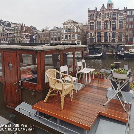 Waterloo Square River Vieuw Houseboat Amsterdam Eksteriør billede