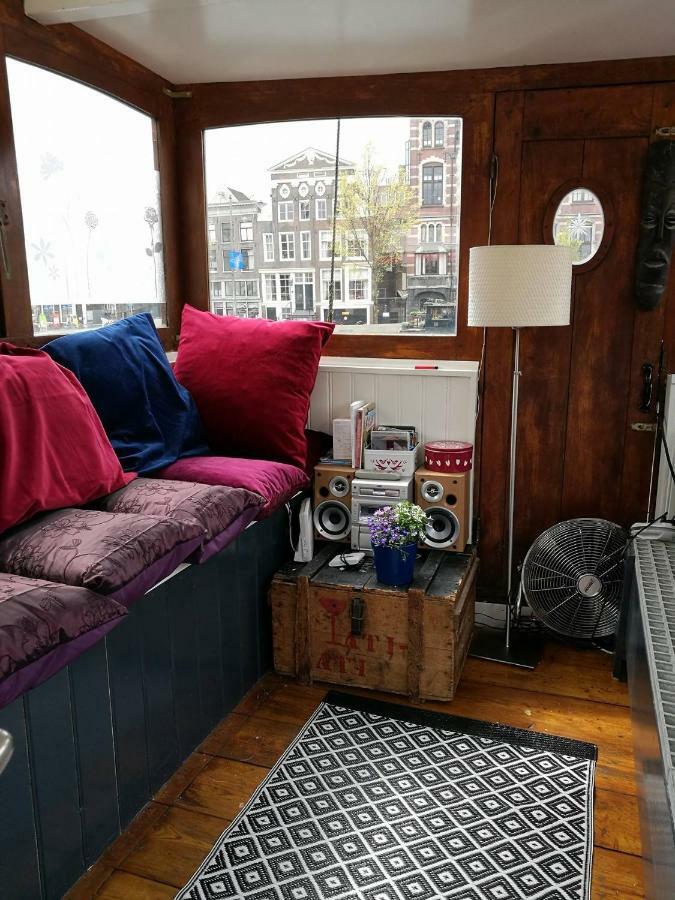Waterloo Square River Vieuw Houseboat Amsterdam Eksteriør billede