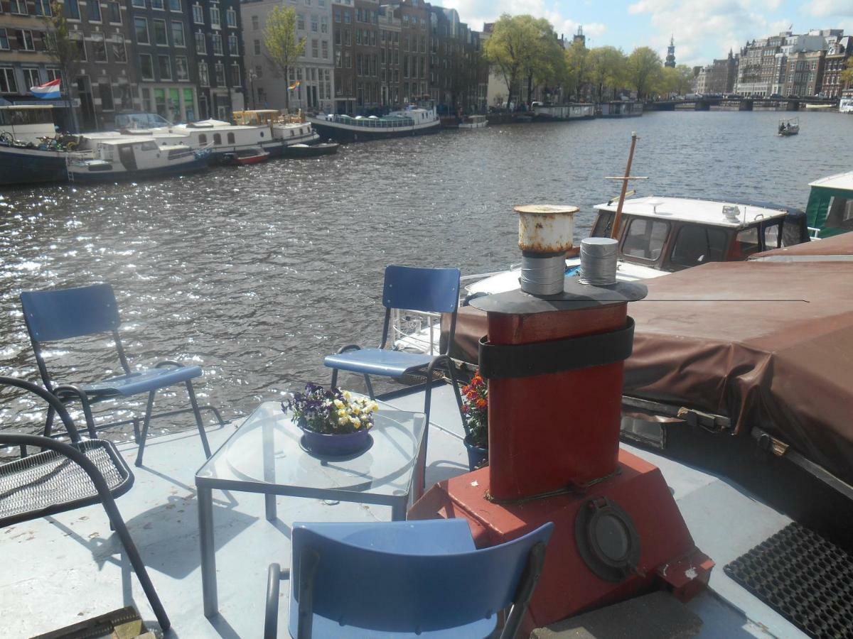 Waterloo Square River Vieuw Houseboat Amsterdam Eksteriør billede