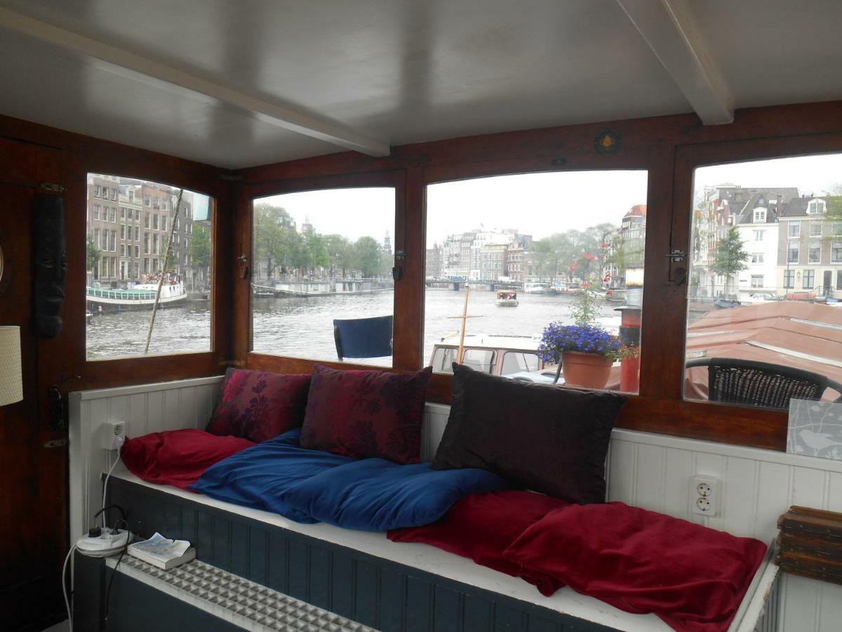 Waterloo Square River Vieuw Houseboat Amsterdam Eksteriør billede