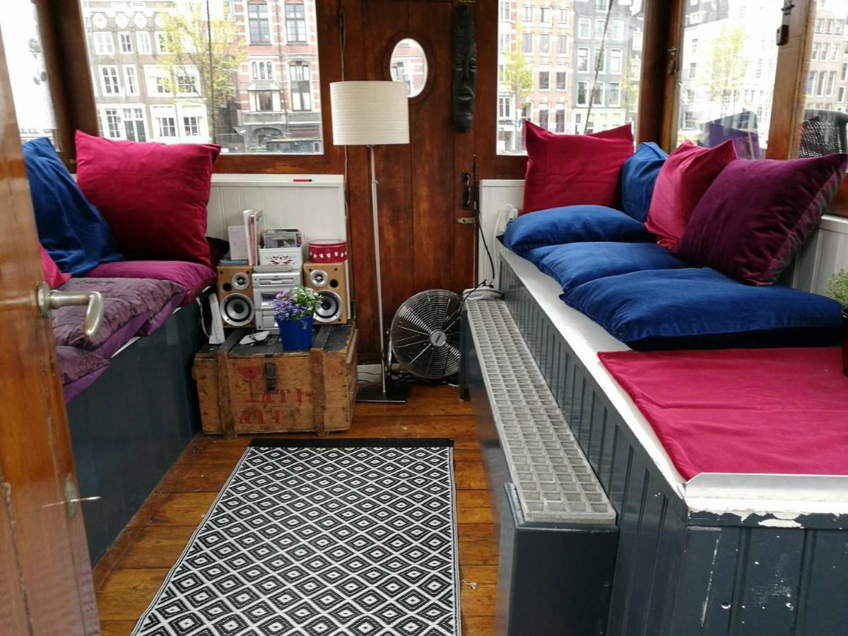 Waterloo Square River Vieuw Houseboat Amsterdam Eksteriør billede